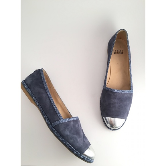 Stuart Weitzman Shoes - Stuart Weitzman Light Blue Suede Flats 🌫💠🌫